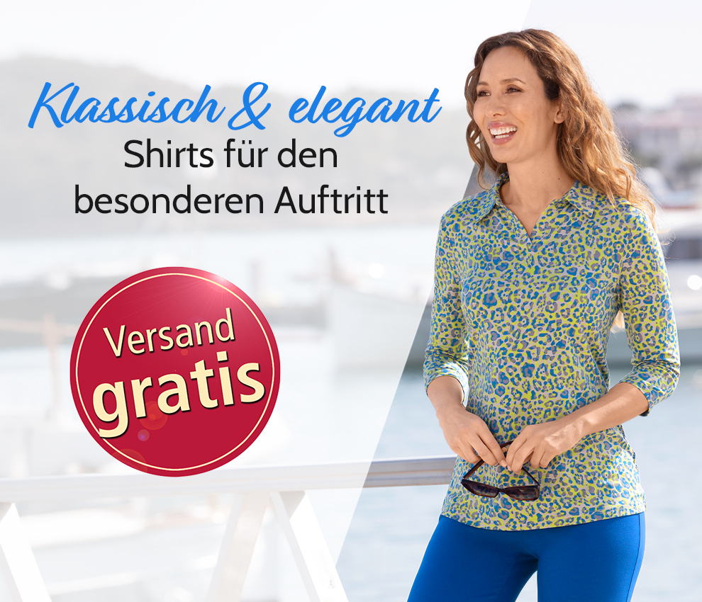 Modische Shirts für Damen – ein Muss im Kleiderschrank.