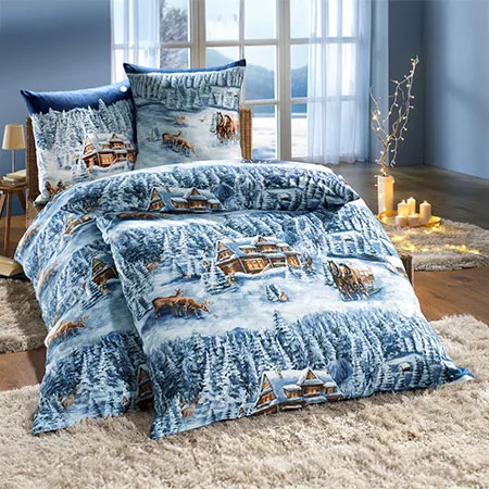 Ausgefallene Bettwäsche mit verschiedenen Motiven