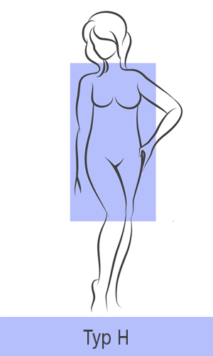 Damengrafik für Figurtyp H
