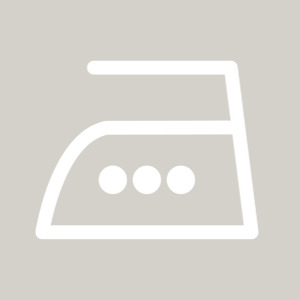 Bügeln erlaubt Symbol - Temperaturstufe 3