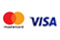 Mastercard- und VISA-Logo