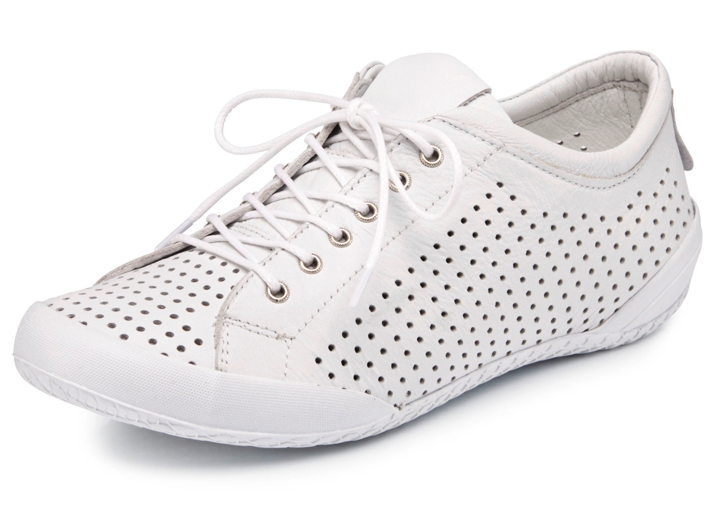 Andrea Conti Damen Low Top Sneaker, Zapatillas Mujer, White Komb, 36 EU