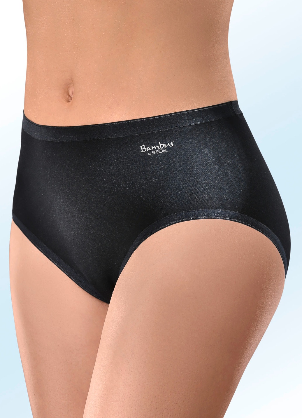 Speidel Dreierpack Slips mit Viskose - SCHWARZ