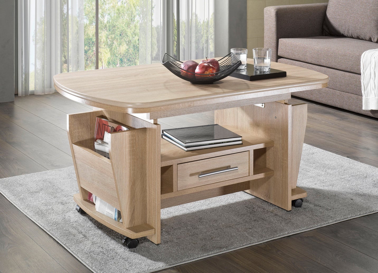 Bader Couchtisch Hohenverstellbar